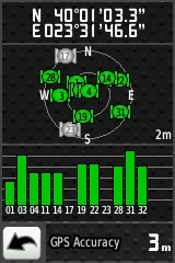 GPS position, VIVA restaurant